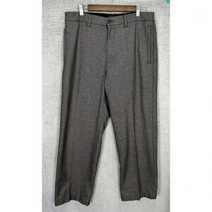 Eddie‎ Bauer Ruston fit pants 34 plaid relaxed fit cotton career academia preppy